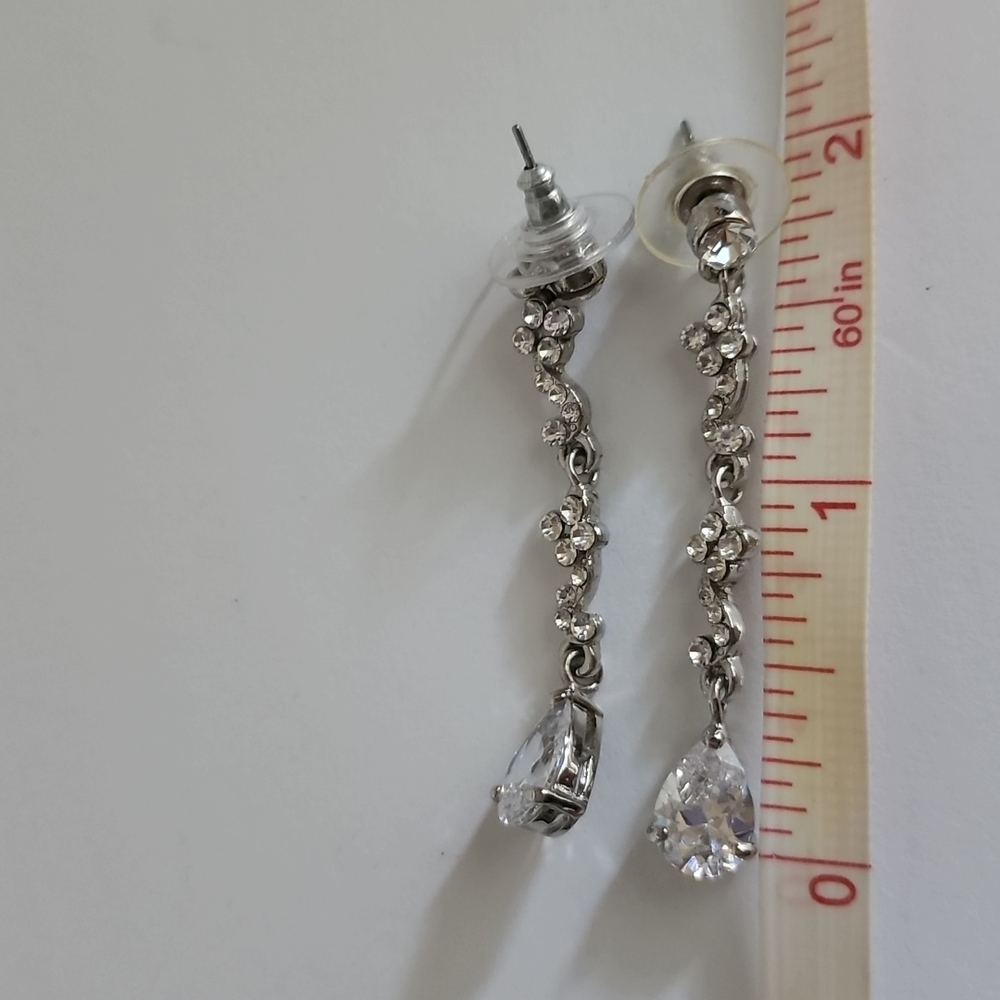 Crystal Drop Earrings - Picture 8 of 8